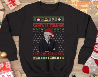 michael scott christmas sweater