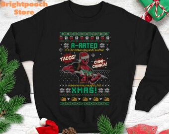 superhero xmas jumpers
