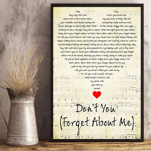 New Romantics Lyrics Song Poster Heart Shape Posters Gift Etsy New Romantics Lyrics Song Poster Heart Shape Posters Gift Etsy