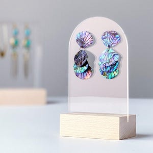REMY |  Earring Display, Earring Holder, Acrylic Jewelry Stand, Craft Fair Display, Earring Stand, Earring Organizer, Store Display