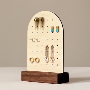 PEGGY ARCH |  Ohrring-Display, Ohrring-Halter, Ohrring-Organizer, Schmuck-Display, Schmuck Organizer, Pegboard, Bolzenohrringhalter