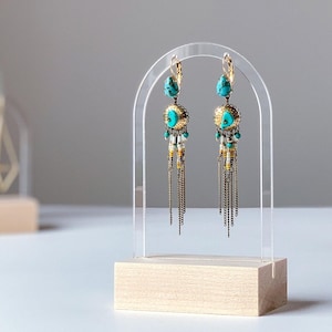 GENEVIEVE |  Earring Display, Jewelry Display, Earring Stand, Craft Fair Display, Gift for Her, Jewelry Organizer, Acrylic Jewelry Stand