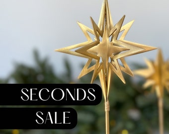 Brass Star Christmas Decoration SECONDS | Christmas Decor, Christmas Star, Holiday Decor, Gold Christmas, Minimalist, Unique Holiday Gift