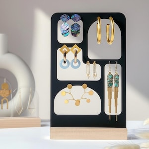 LUNA | Ohrring Display, Ohrring Organizer, Ohrring Ständer, Ohrring Halter, Ohrring Baum, Geschenk für sie, Shop Display, Craft Fair Display
