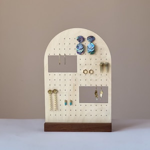 PEGGY MEHRZWECK | Ohrring Display, Ohrring Ständer, Ohrring Organizer, Craft Fair Display, Ohrring Halter, Stud Ohrring Ständer, Pegboard