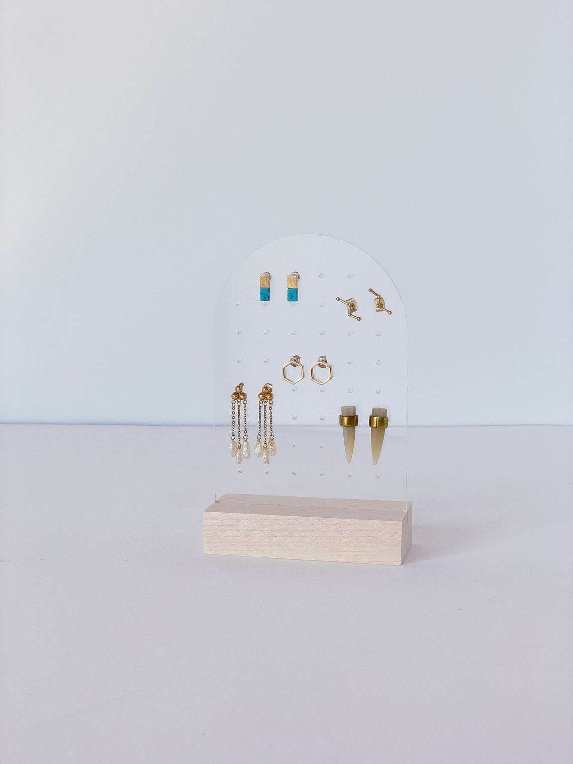 PEGGY ARCH Acrylic Earring Display Earring Holder Earring Etsy