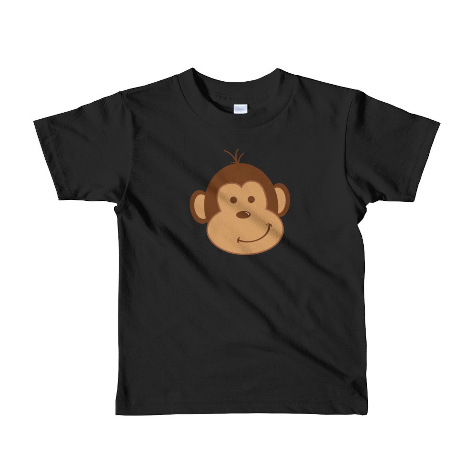 Monkey Shirt Monkey Face T-shirt Cute Monkey shirt Kids Monkey | Etsy