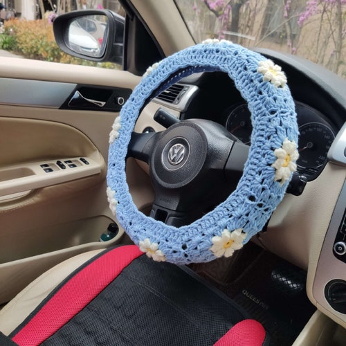Crochet Pattern for Steering Wheel Cover Sunflower Granny Etsy