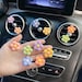 Cute Car Vent Clips Kawaii Daisy Flower Magnets Car Accessory for Women 
