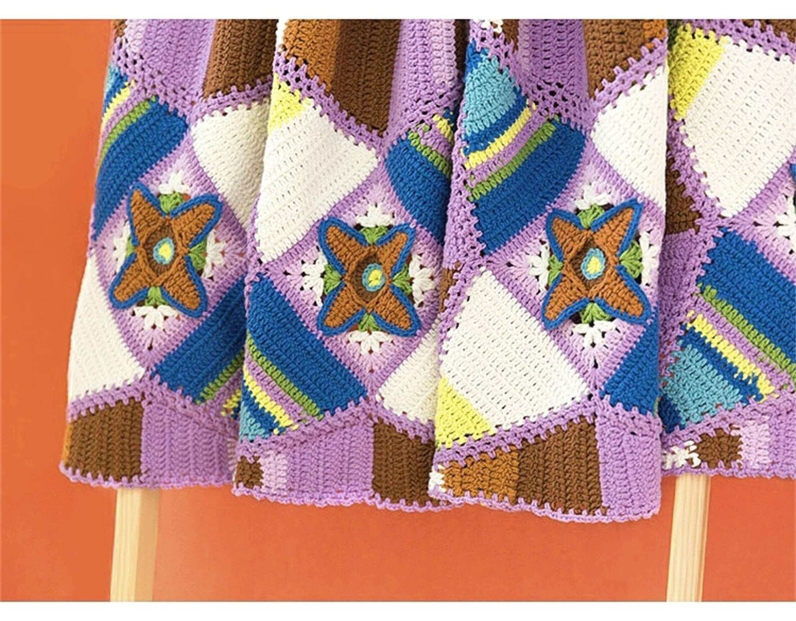 Kaleidoscope Crochet Blanket Etsy