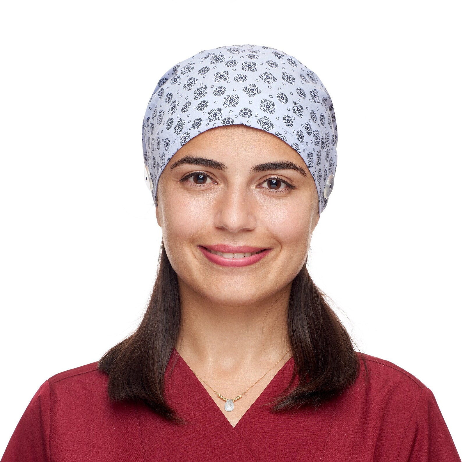 Gorra Quirúrgica Unisex Para Enfermera, Médico, Dentista - Mezcla De Algodón, Multicolor, Nueva Con Etiquetas, Cómoda Y Lavable