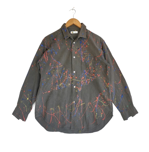 Vintage Issey Miyake Sports Splashing Painted Shir