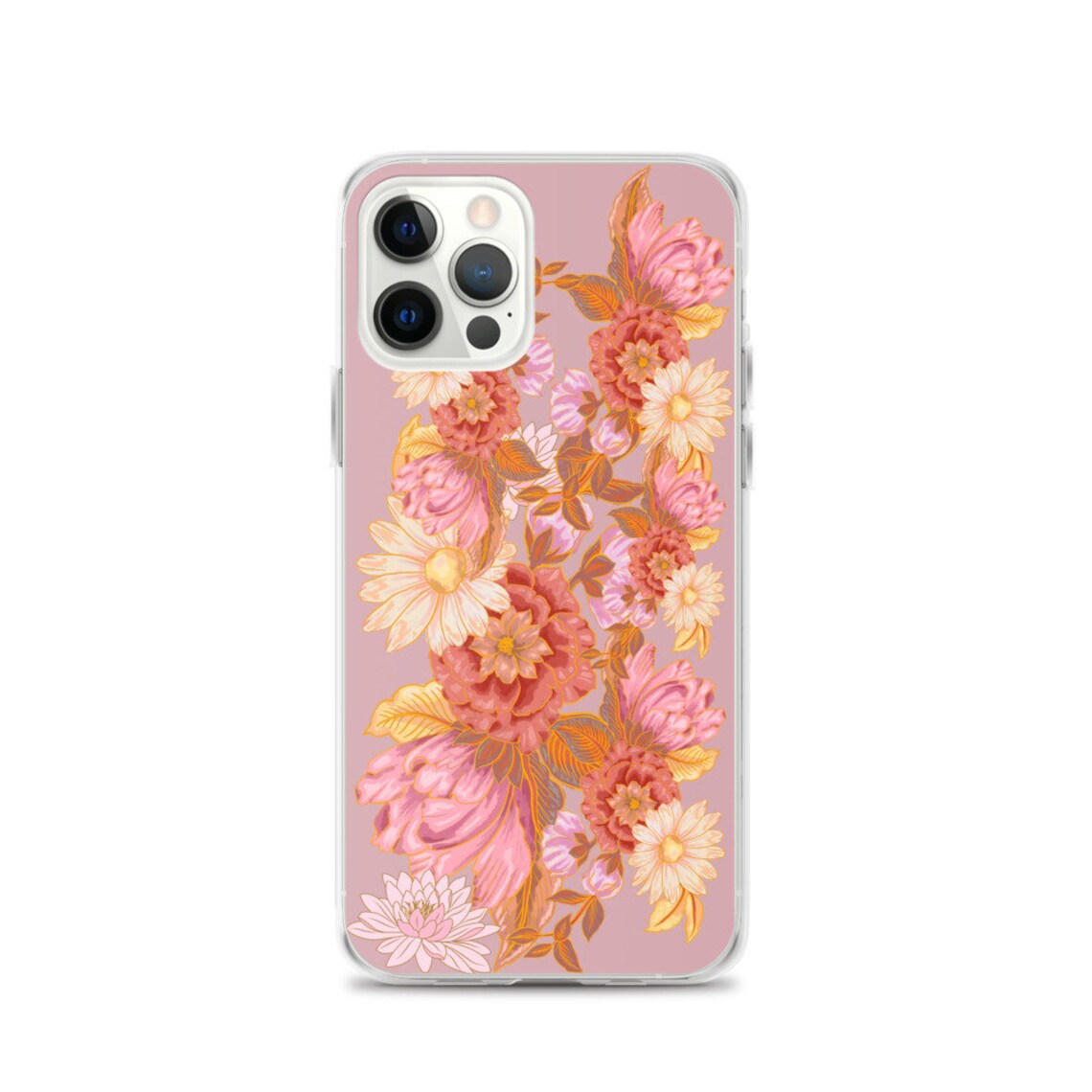 Floral IPhone case Flower iPhone 12 case iPhone case for Etsy