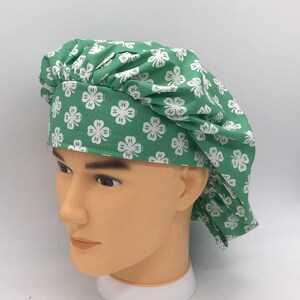 Head, Heart, Hands, and Health Bouffant surgical scrub hat, scrub cap, scrub cap for women, bouffant scrub hat