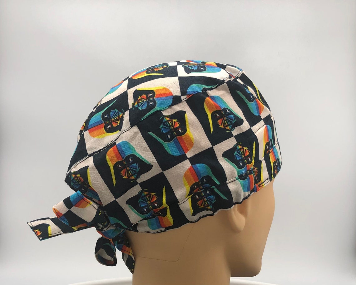 Classic Darth Vader STAR WARS Scrub Cap Unisex Tie Back Scrub Etsy Singapore