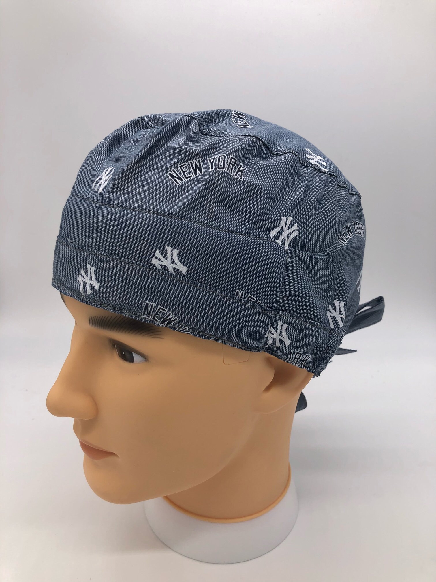 York Yankees Scrub Cap Tie Back 