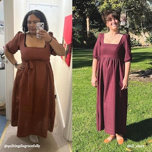 AVELINA DRESS SEWING PATTERN - REBECCA JANE  PATTERNS