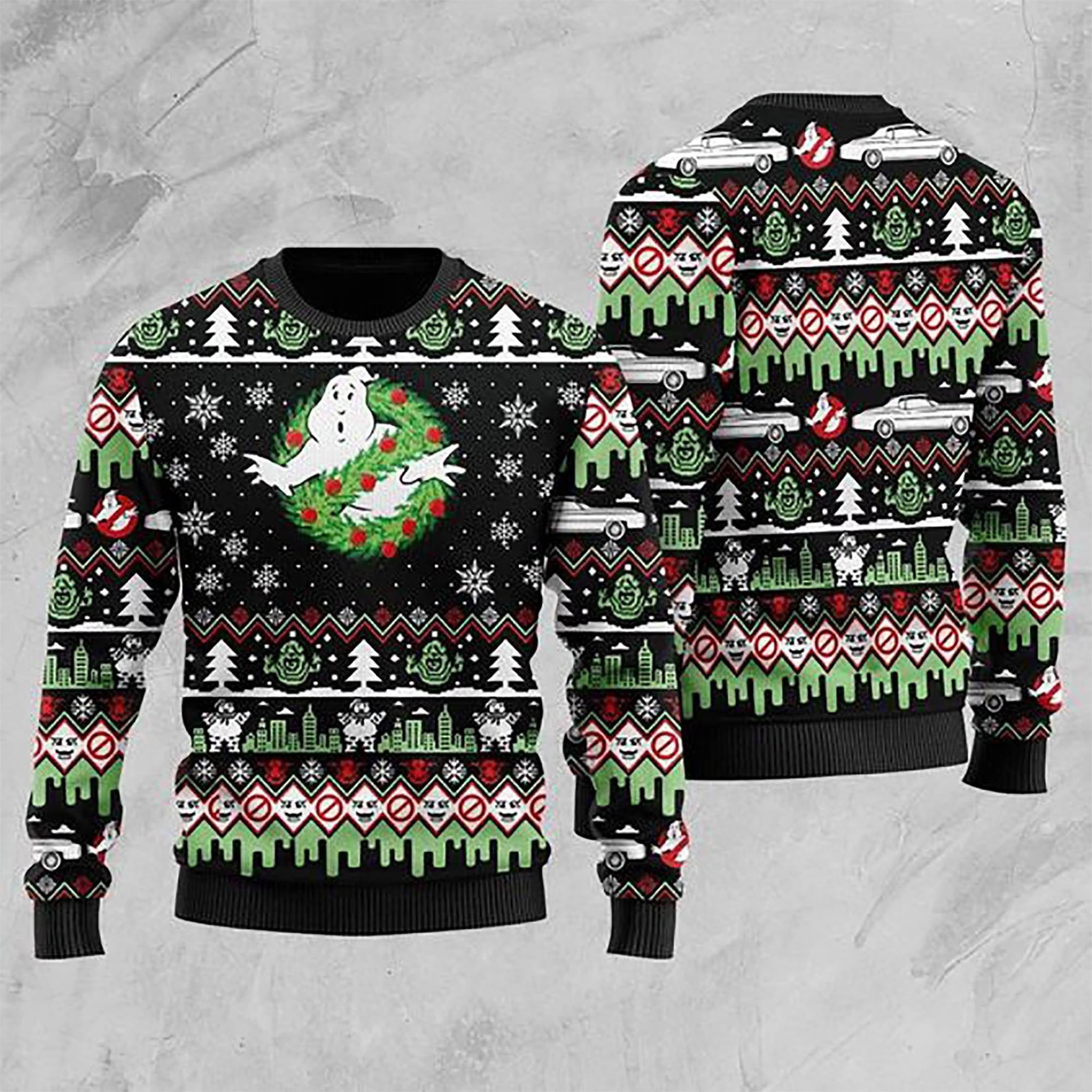 Discover Ghostbusters Christmas Ugly Sweater