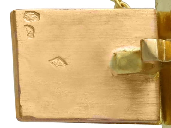 18 ct Yellow Gold Bracelet - Antique French Circa… - image 6