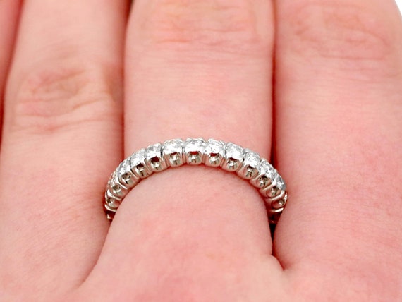 18ct white gold full eternity ring deals