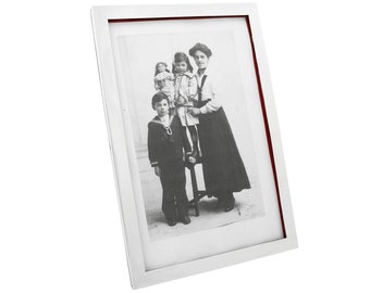 Sterling Silver Photograph Frame - Antique