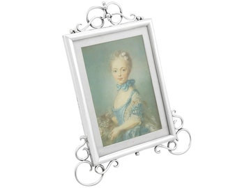 Sterling Silver Photograph Frame - Antique Edwardian (1901)