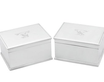 Antique Sterling Silver Boxes George IV