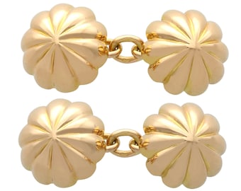 Antique Cufflinks French 18ct Yellow Gold - Edwardian Cufflinks