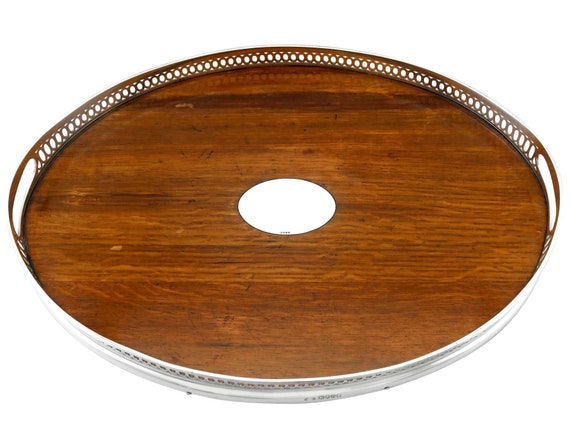 Silver wood tray deals