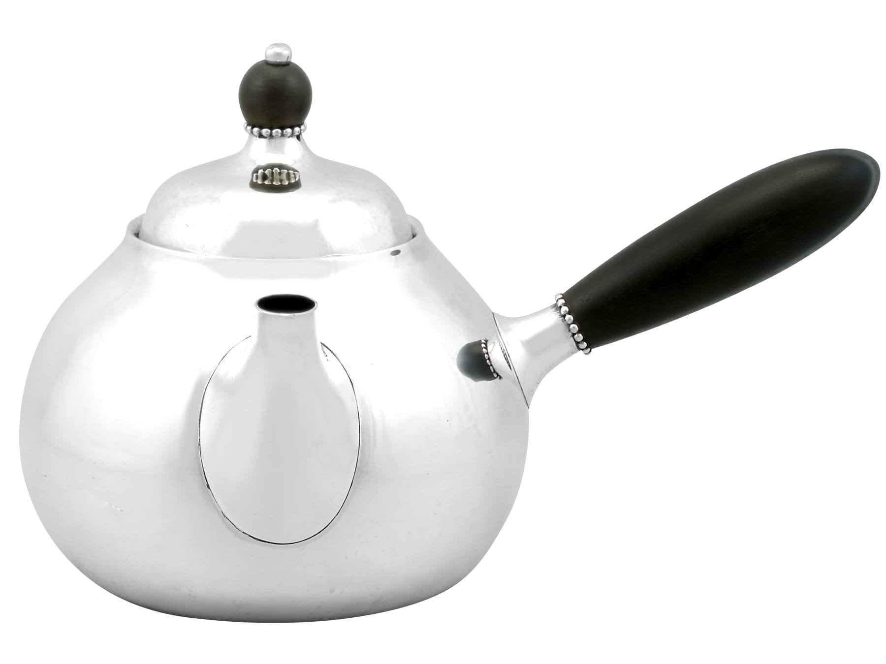 Dänische Sterling Silber Kaffeekanne von Georg Jensen - Antique George VI (1938)