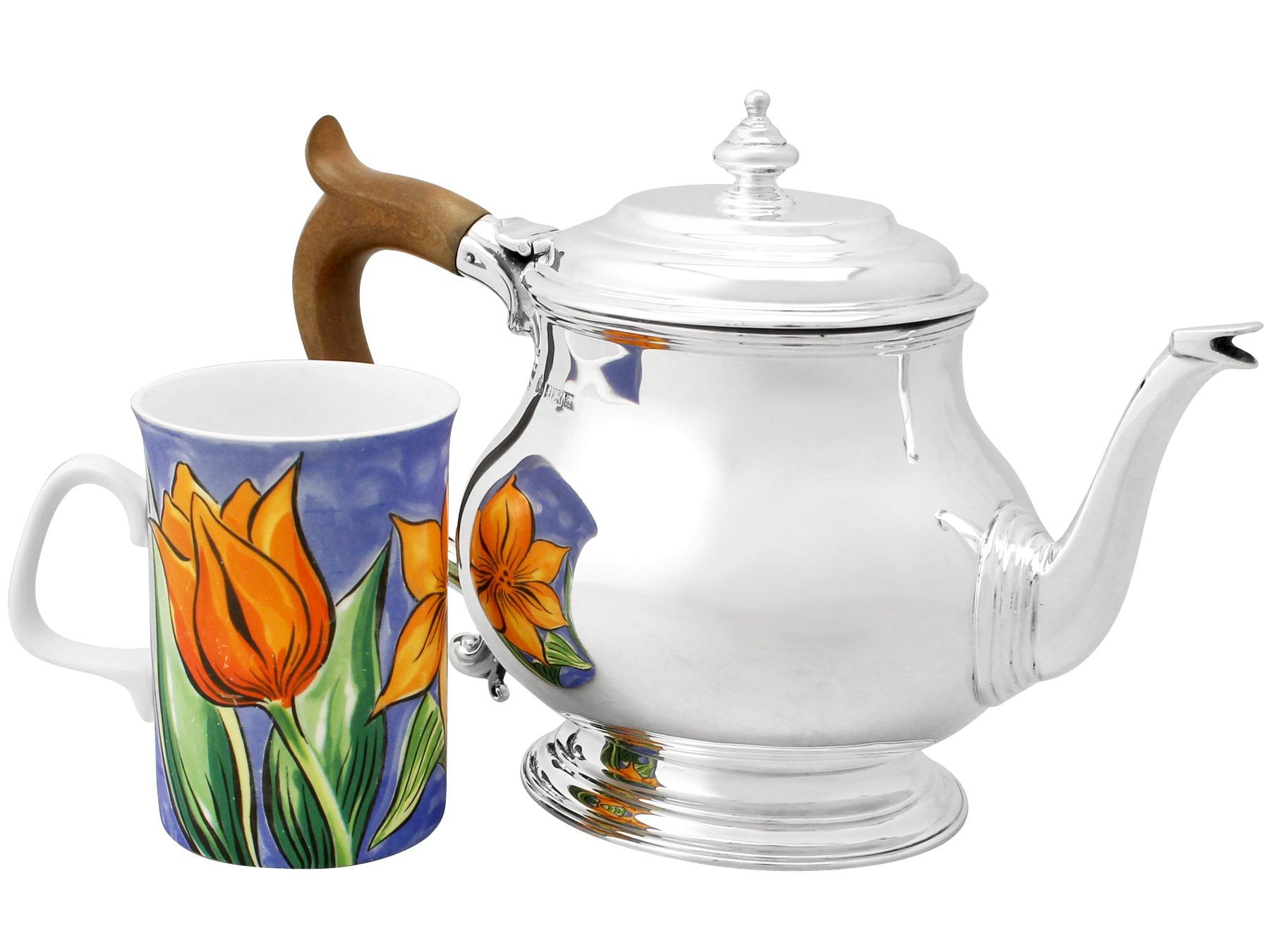 Sterling Silver Teapot by Elkington & Co - Vintage (1965) - Etsy