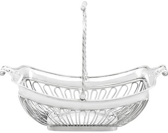 Sterling Silver Basket - Antique George III (1806)