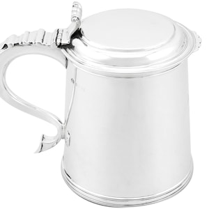 Sterling Silver Tankard by Elkington and Co Ltd - Antique George V (1926)