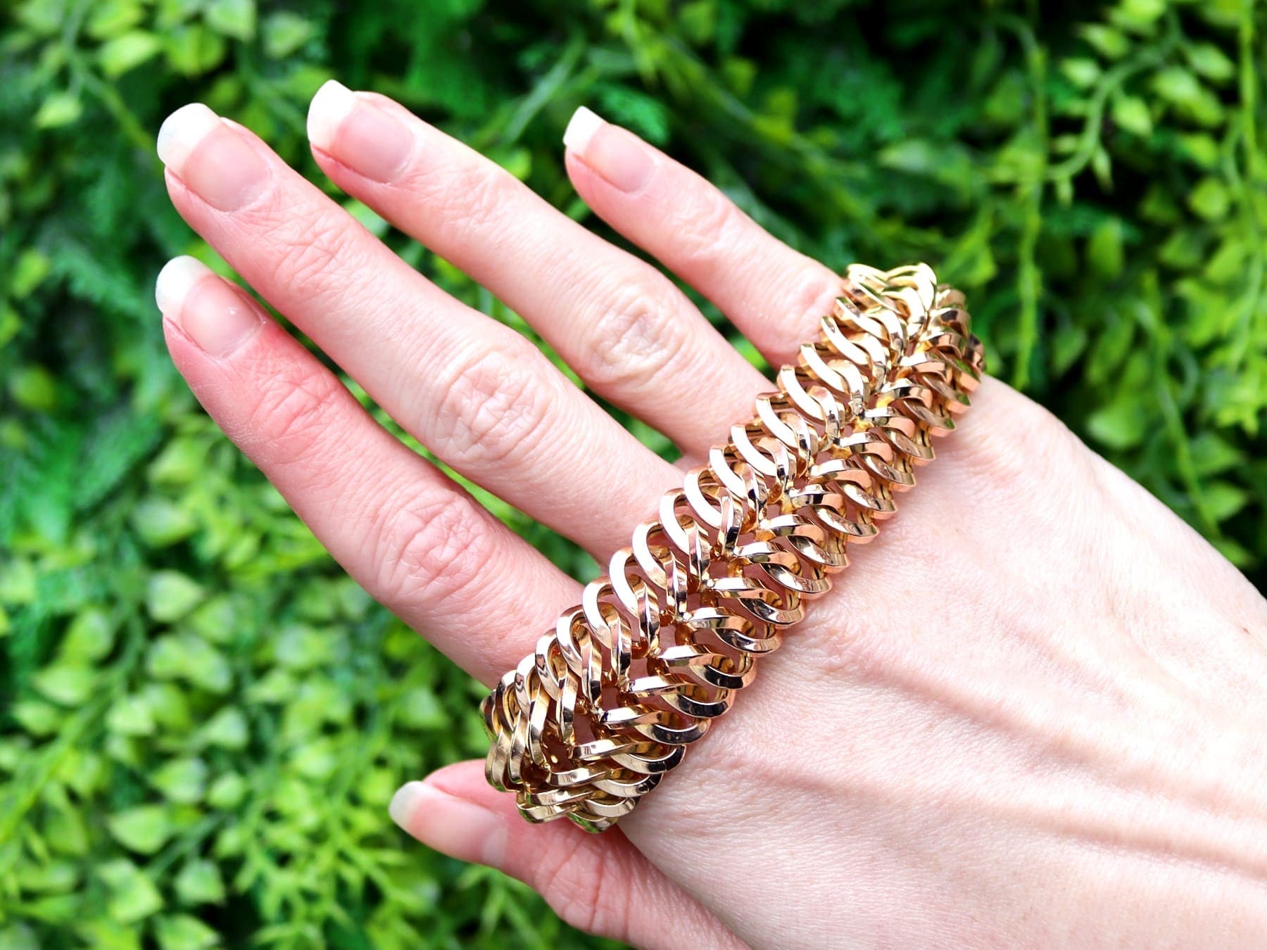 ヴィンテージ 18K イエローゴールド ブレスレット - Etsy 日本