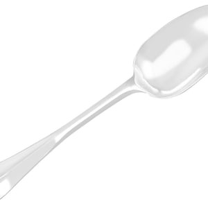 Sterling Silver Hanoverian Pattern Table Spoon - Antique Georgian (Circa 1725)