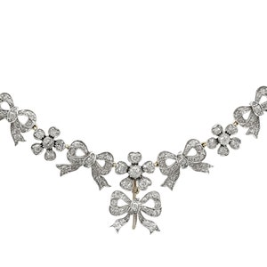 4.92 ct Diamond and 9 ct Yellow Gold Collarette - Antique Circa 1890