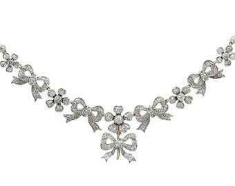 4.92 ct Diamond and 9 ct Yellow Gold Collarette - Antique Circa 1890