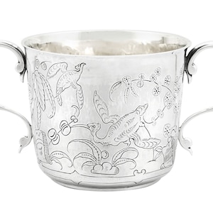 Sterling Silver Porringer by Lambert & Co - Antique George V (1912)
