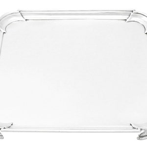 Sterling Silver Salver - Antique Georgian (1729)