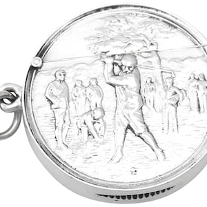 Sterling Silver Vesta Case - Antique Edwardian (1906)