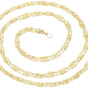 Antique Victorian 18k Yellow Gold Chain