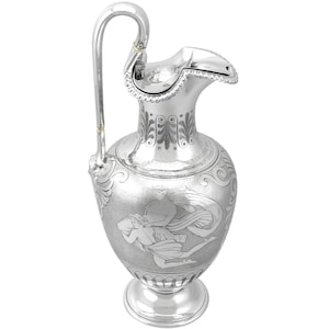 Sterling Silver Water Pitcher/Jug - Antique Victorian (1847)