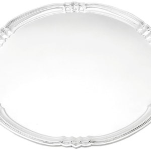 Sterling Silver Salver by Reid & Sons - Art Deco - Antique