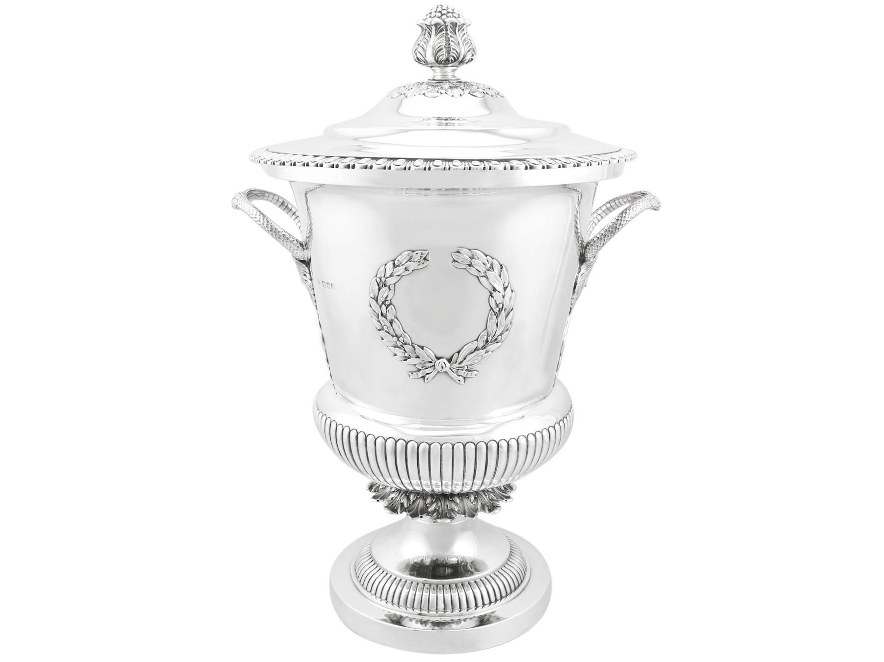 Sterling Silver Presentation Cup and Cover - Antique Edwardian (1909)