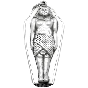 Antique Victorian Sterling Silver Sarcophagus Vesta Case (1886)