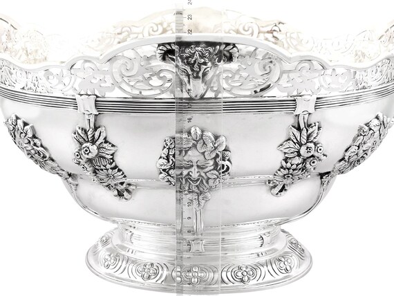 Sterling Silver Presentation Bowl - Antique George V (1918) - Etsy