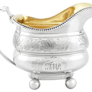 Sterling Silver Cream Jug - Antique (1810)