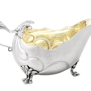 Swedish Silver Cream Boat - Antique 1850