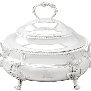 Sterling Silver Soup Tureen - Antique George III