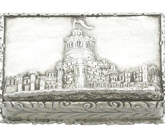 Sterlingzilveren vinaigrette van John Tongue - antiek Victoriaans (1844)
